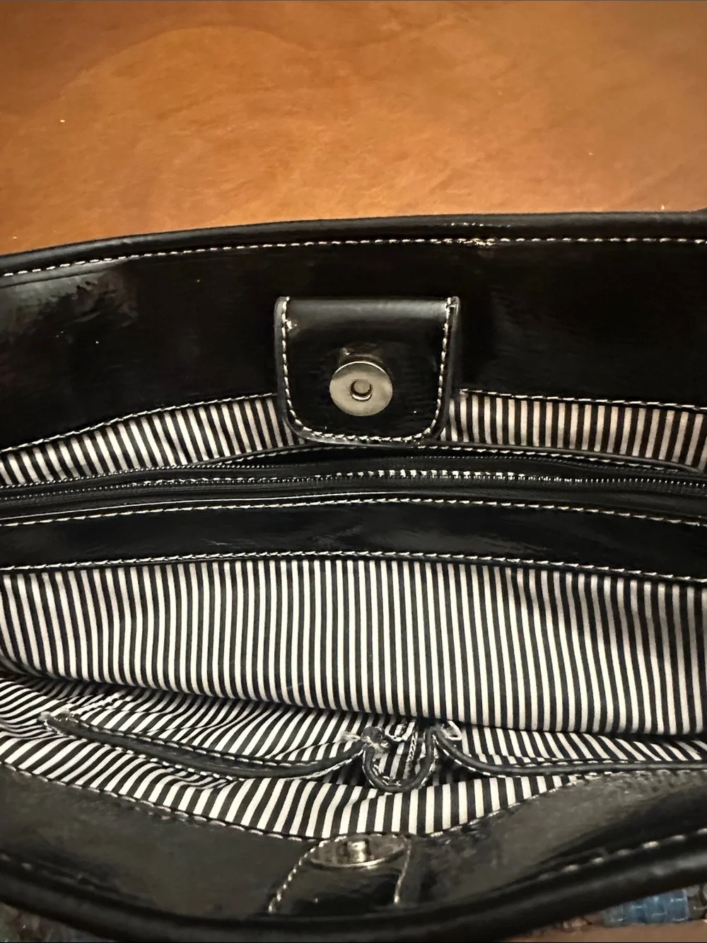 Nine West Butterfly Sequin Tote Bag Purse